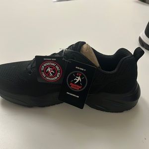 Sketchers Men’s black slip on size 12 shoes